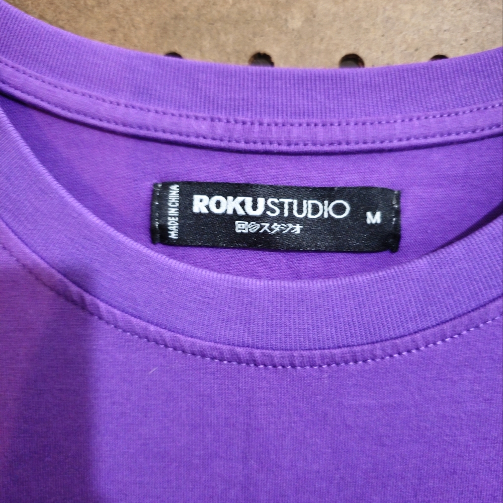 Roku Studio Tear Dripping Tee Purple - Picture 8 of 8